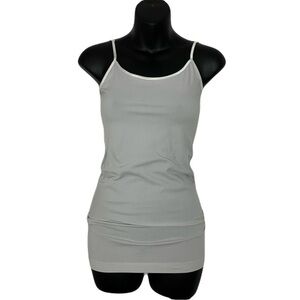 SO Women's Gray Seamless Camisole Adjustable Strap Top
